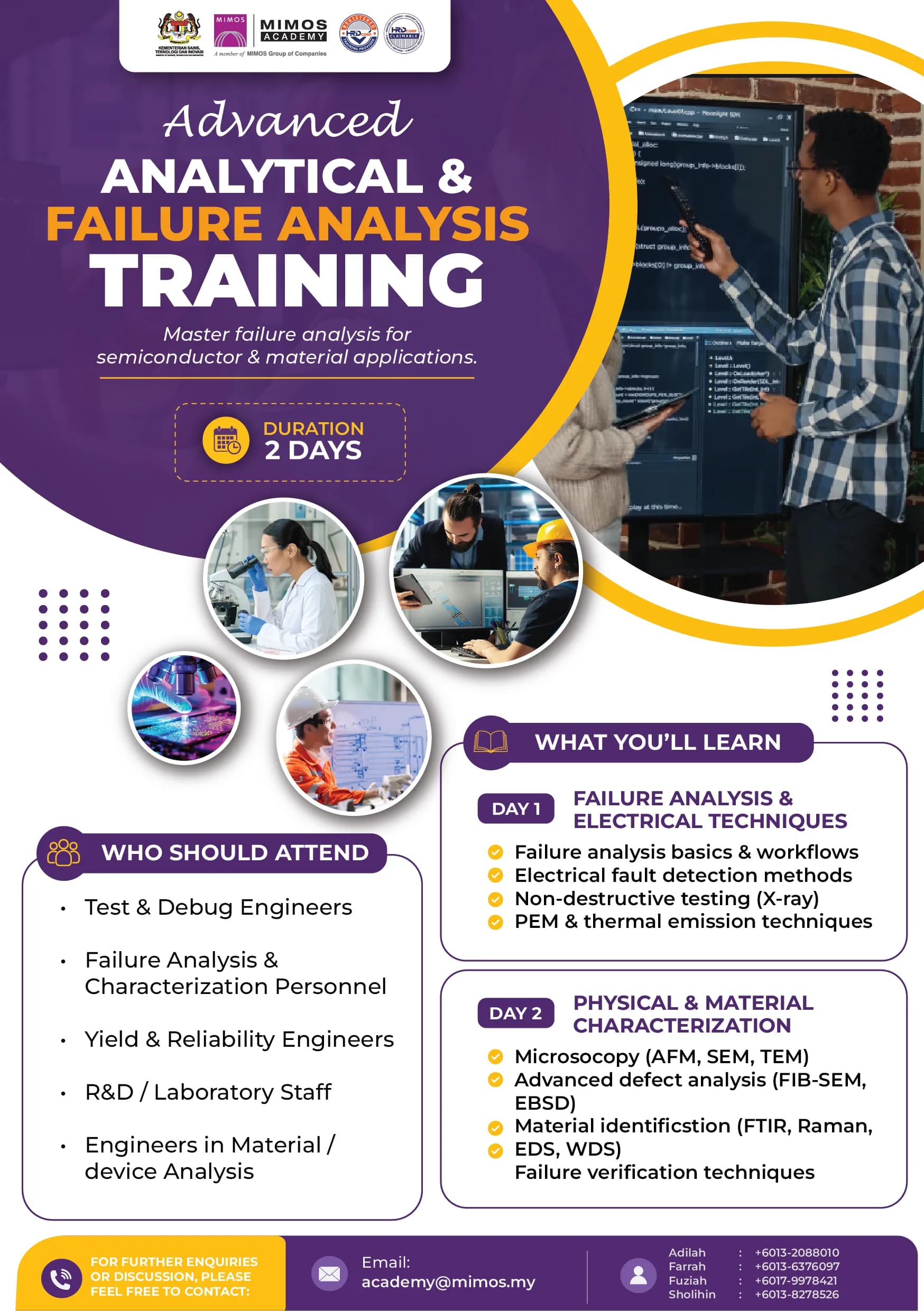 Advanced Analytical & Failure Analysis Training