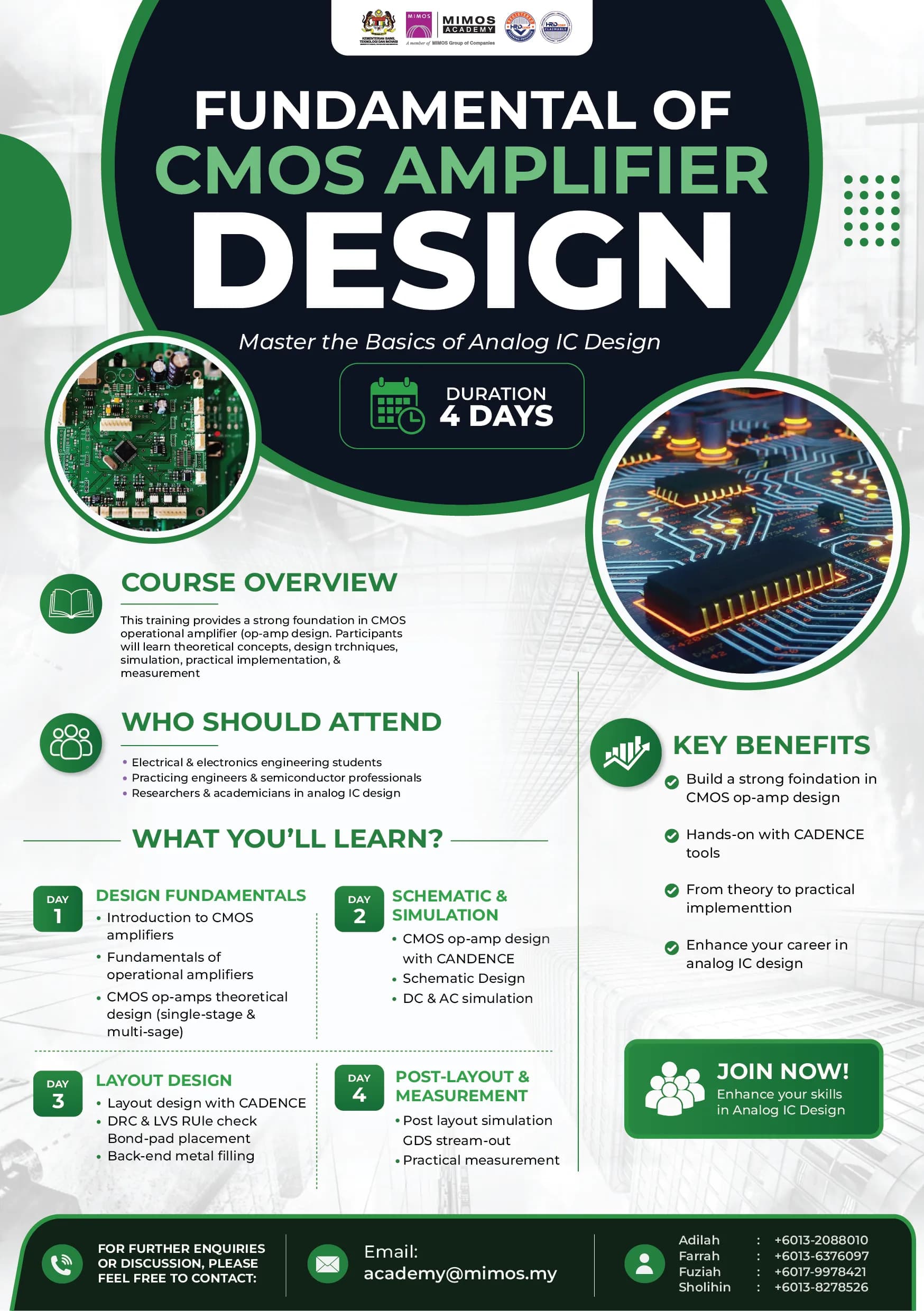 Fundamental of CMOS Amplifier Design